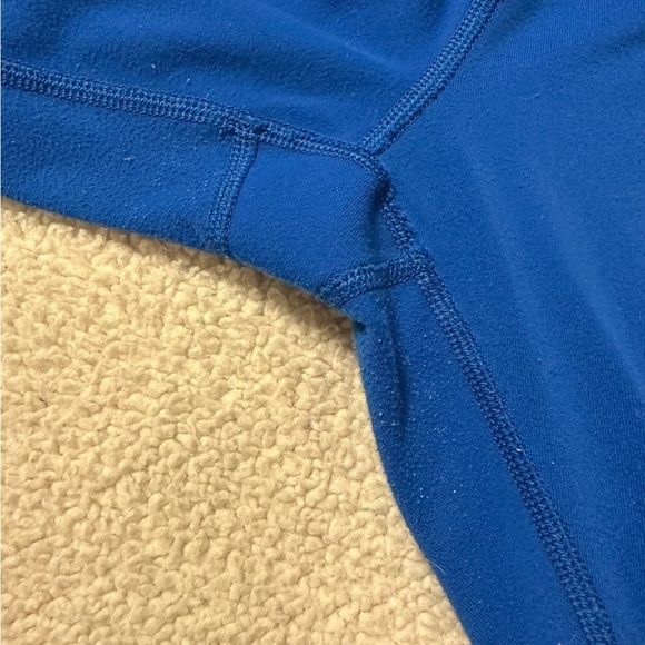 Lululemon Roll Out Crop Leggings Baroque Blue Sporty Luon Mid-Rise - Picture 15 of 16